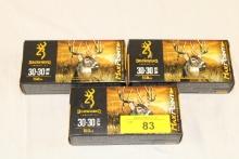 60 Rounds of Browning .30-30 WIN. 150 Gr. Max Point Ammo