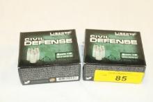 40 Rounds of Liberty "Civil Defense" 9mm+P 50 Gr. Ammo