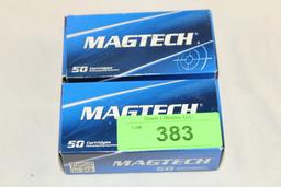 100 Rounds of MagTech 9mm Luger+P+ 115 Gr. JHP Ammo