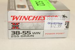 20 Rounds of Winchester 38-55 WIN. 255 Gr. Power-Point Ammo