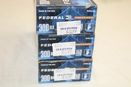 60 Rounds of Federal "Power-Shok" 300 BLK 150 Gr. JSP Ammo