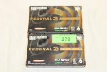 40 Rounds of Federal Premium 6mm Creedmoor 107 Gr. Ammo