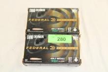 40 Rounds of Federal Premium 6mm Creedmoor 107 Gr. Ammo