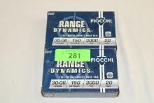 40 Rounds of Fiocchi .30-06 SPRG. 150 Gr. FMJ BT Ammo