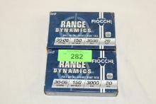 40 Rounds of Fiocchi .30-06 SPRG. 150 Gr. FMJ BT Ammo