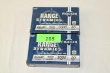 40 Rounds of Fiocchi .30-06 SPRG. 150 Gr. FMJ BT Ammo