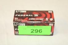 50 Rounds of Federal 5.7x28mm 40 Gr. FMJ Ammo