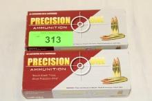40 Rounds of Precision One 7.62x39mm 123 Gr. FMJ Ammo