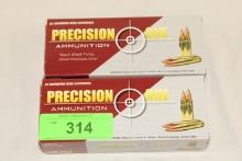 40 Rounds of Precision One 7.62x39mm 123 Gr. FMJ Ammo