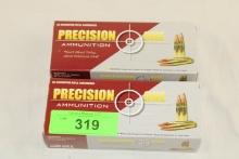 40 Rounds of Precision One 7.62x39mm 123 Gr. FMJ Ammo