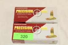 40 Rounds of Precision One 7.62x39mm 123 Gr. FMJ Ammo