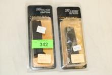 (2) Sig Sauer Mags.  9mm 13 Rd & 15 Rd. Magazines.