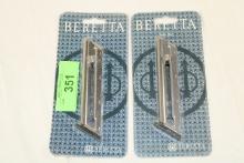 (2) Beretta "MU22" .22LR 10-Round Magazines.