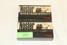 100 Rounds of Nosler .40 S&W 180 Gr. JHP Ammo