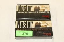 100 Rounds of Nosler .40 S&W 180 Gr. JHP Ammo
