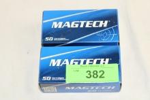 100 Rounds of MagTech 9mm Luger+P+ 115 Gr. JHP Ammo