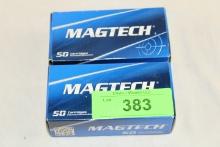 100 Rounds of MagTech 9mm Luger+P+ 115 Gr. JHP Ammo