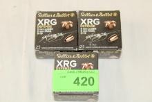 75 Rounds of Sellier & Bellot 9mm Luger 100 Gr. XRG Ammo