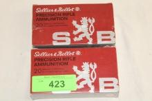 40 Rounds of Sellier & Bellot 6.5 Creedmoor 142 Gr. HPBT Ammo