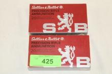 40 Rounds of Sellier & Bellot 6.5 Creedmoor 142 Gr. HPBT Ammo