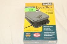 SnapSafe Large Lock Box w/2 Keys. TSA Approved!