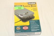 SnapSafe Large Lock Box w/2 Keys. TSA Approved!