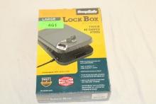 SnapSafe Large Lock Box w/2 Keys. TSA Approved!