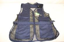 Bob Allen Navy RH Shooting Vest.  Size Medium.