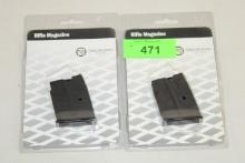 (2) CZ-USA 17HMR/22WMR 5-Round Rifle Magazines.  New!