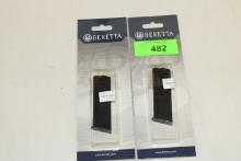 (2) Beretta M21 .25ACP 8-Round Magazines.  New!