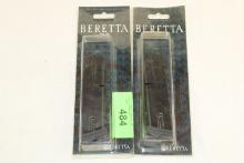 (2) Beretta M96 .40 S&W 11-Round Magazines.  New!