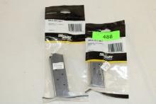 (2) Sig Sauer 1911 Compact .45ACP 7-Round Magazines.