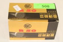 500 Rounds of RWS "R50" Premium Line .22LR 40 Gr. Ammo