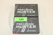 40 Rounds of Hornady "Precision Hunter" .30-06 SPRG. 178 Gr. ELD-X Ammo