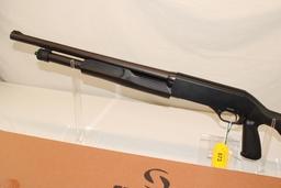 Stevens "Model 320" .12 Ga. Pump Shotgun in Black.