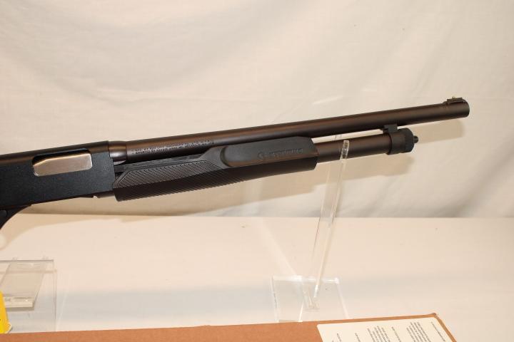 Stevens "Model 320" .12 Ga. Pump Shotgun in Black.