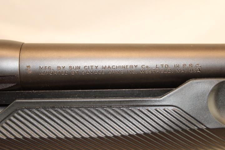 Stevens "Model 320" .12 Ga. Pump Shotgun in Black.  New!