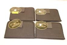 (4) Boyt "Bob Allen" Black Pistol Pouches.  New!