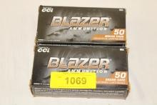 100 Rounds of "Blazer" .40 S&W 165 Gr. FMJ Ammo