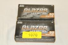 100 Rounds of "Blazer" .40 S&W 165 Gr. FMJ Ammo