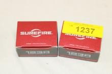 (2) 12 Packs of SureFire "123A" 3V Lithium Batteries.