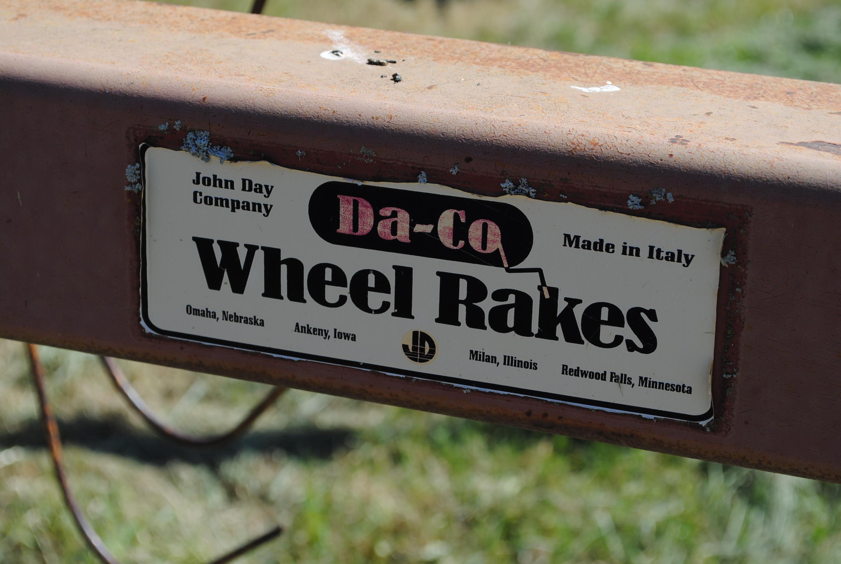 John Day, 8 Wheel Rake