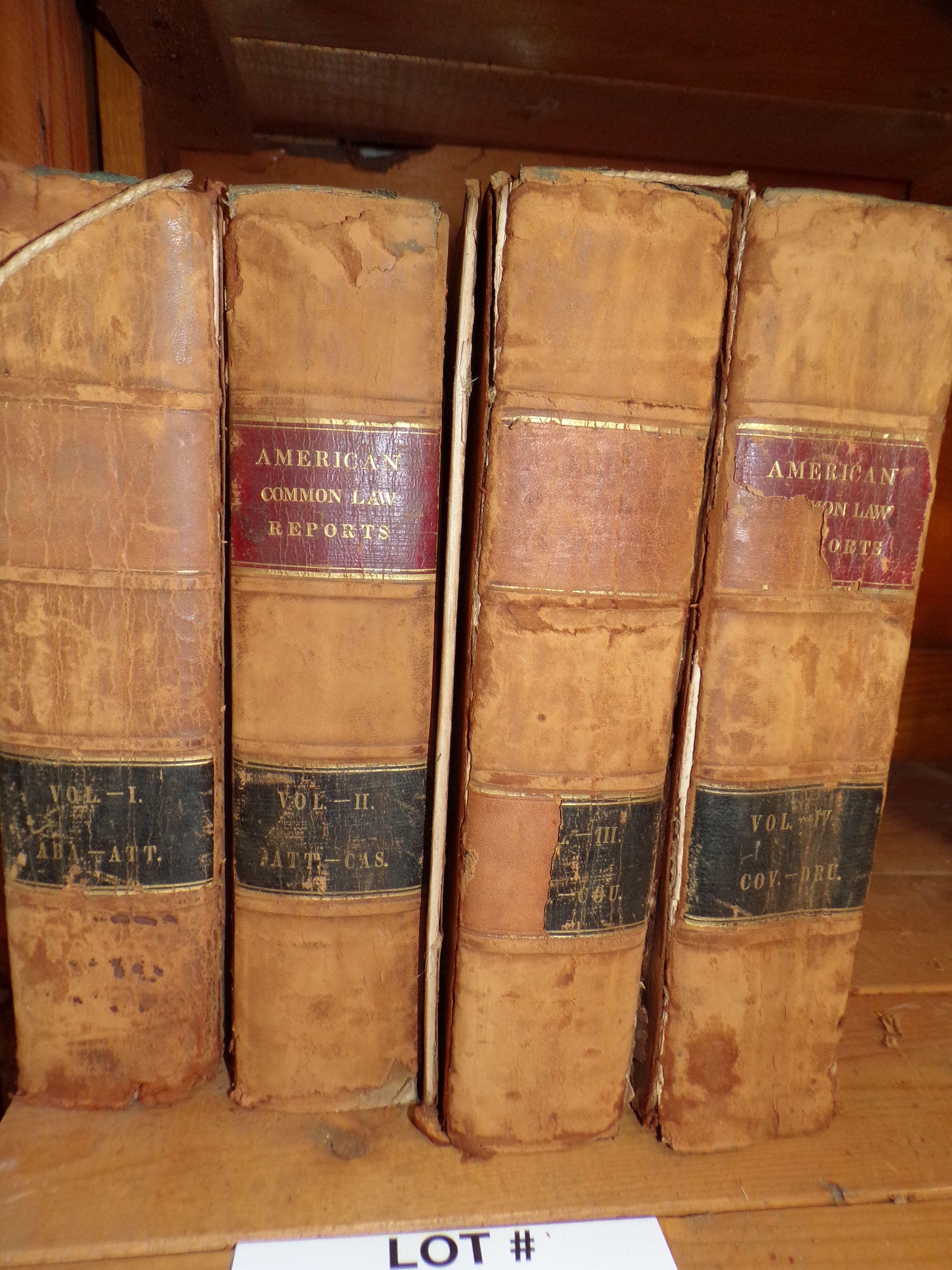 Lot of 4 Law books