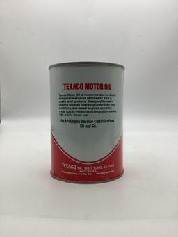 Texaco Motor Oil Quart Can
