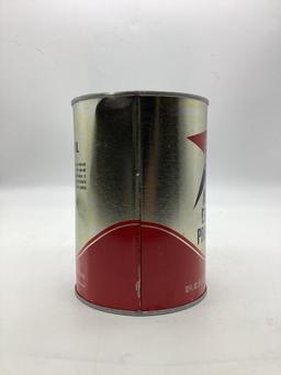 Texaco Aircraft Engine Premium AD Engine Oil Quart Can TOP LOGO
