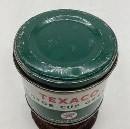 Texaco Motor Cup One Pound Grease Can
