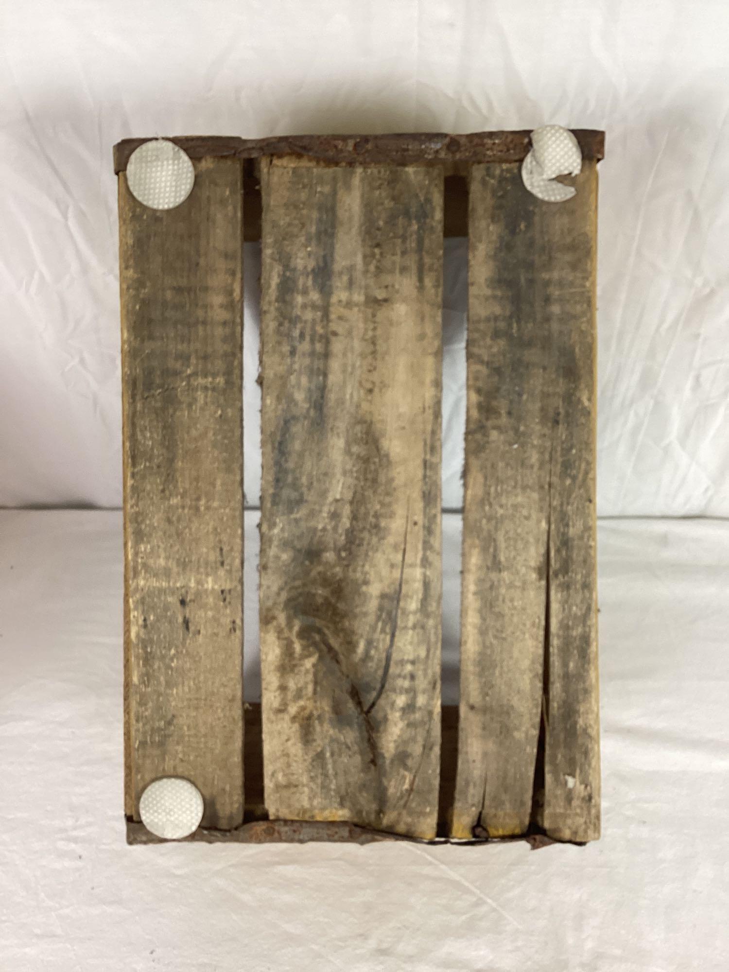 Early Yellow Drink Coca-Cola in Bottles Wooden Crate