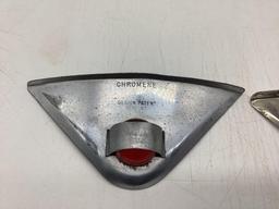 Four Red Cat Eye Reflectors