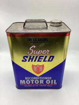 NOS Super Shield 2 Gallon Oil Can Stroud, OK