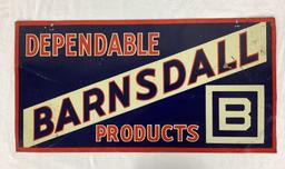 Barnsdall Dependable Products Double Sided Metal Sign